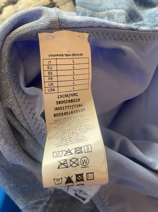 Bañador estampado denim