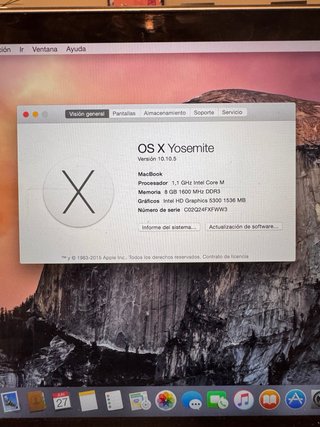 MacBook Air Plata 11”