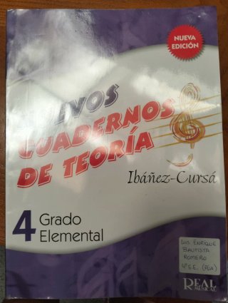 Libro Teoría Musical 4 Elemental