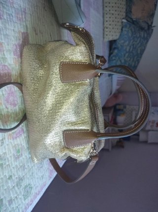 Bolso Parfois Dorado y Marrón