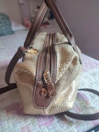 Bolso Parfois Dorado y Marrón