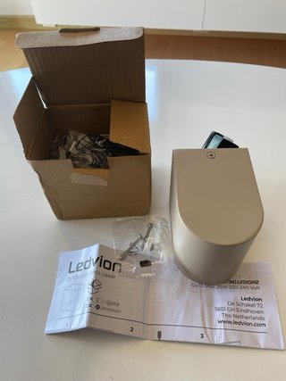 Aplique pared Ledvion para casquillo GU10. Nuevo