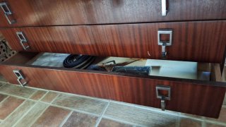 Cómoda 3 cajones madera