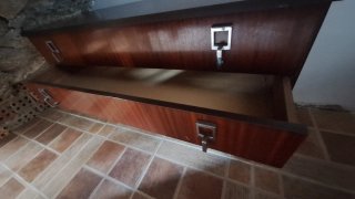 Cómoda 3 cajones madera