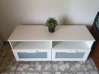 Mueble tele IKEA BRIMNES blanco