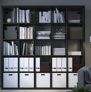 Estantería Kallax Ikea Negra 182x182