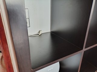 Estantería Kallax Ikea Negra 182x182