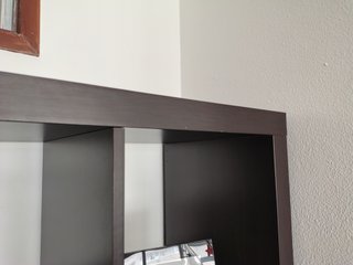 Estantería Kallax Ikea Negra 182x182