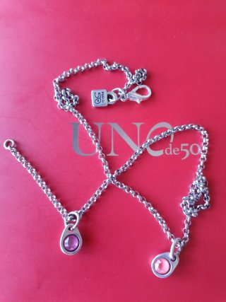 Cadena con  2 colgantes intercambiables Uno de 50