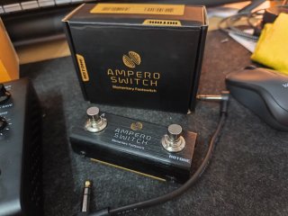 Tonex + doble switch + Cable TRS + midi wireless
