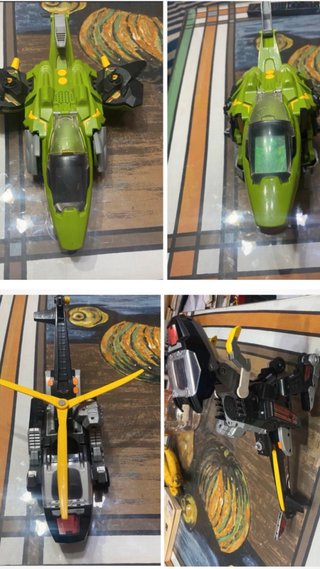 Juguete Transformer Dinosaurio Helicóptero
