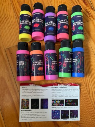 Pintura Acrílica fluorescente