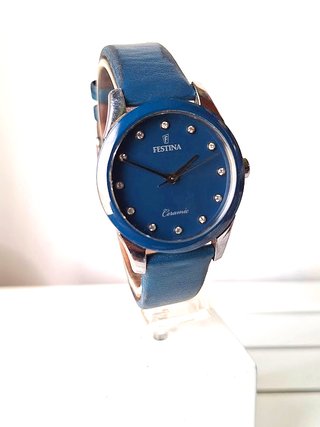 Reloj Festina Ceramic Azul con Caja