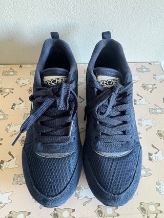 Zapatillas Skechers Mujer Azul Marino
