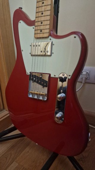 Fender Partscaster Telemaster Fiesta Red
