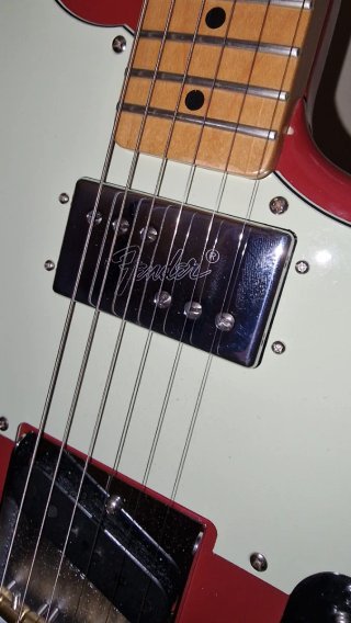 Fender Partscaster Telemaster Fiesta Red