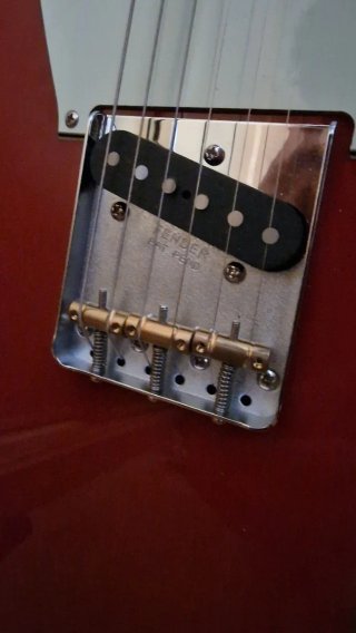 Fender Partscaster Telemaster Fiesta Red