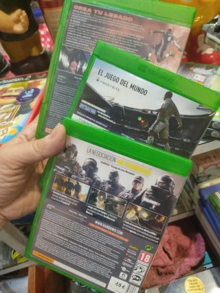 Lote 6 Juegos Xbox One: FIFA, NBA 2K, Rainbow Six