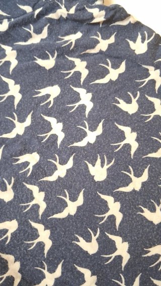 Camiseta corta estampada pájaros Talla L