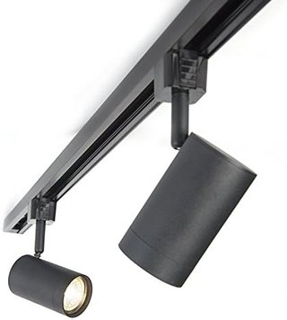 Lámpara de riel led moderna blanca 3 focos 100cm