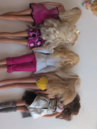 Lote de 5 Muñecas Barbie