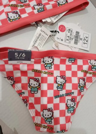 Bikini Hello Kitty niña 5-6 años