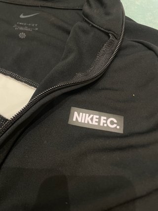 Chaqueta Nike F.C. Negra y Naranja
