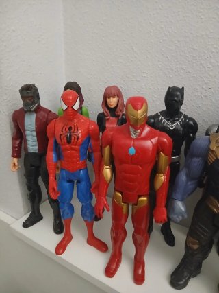 Lote Figuras Marvel Superhéroes 30cm