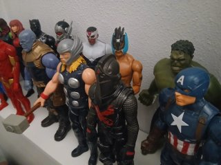 Lote Figuras Marvel Superhéroes 30cm
