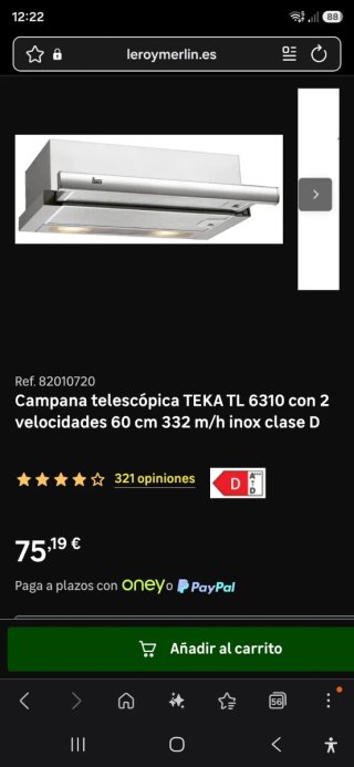 Campana extractora Teka TL 6310 Inox