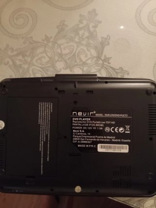 DVD Portátil Nevir DVB-T