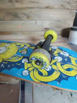 Tabla Skate Oxelo Monstruo Azul