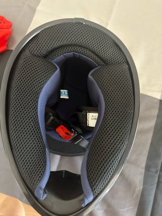 Casco Integral Niño SHIRO Negro/Rojo YS 50cm