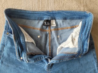 Pantalón vaquero azul claro verano t 40