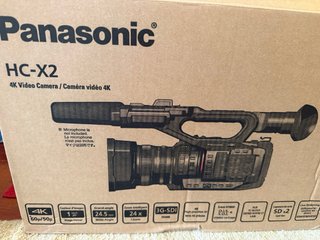 Videocámara Panasonic HC-X2 Profesional