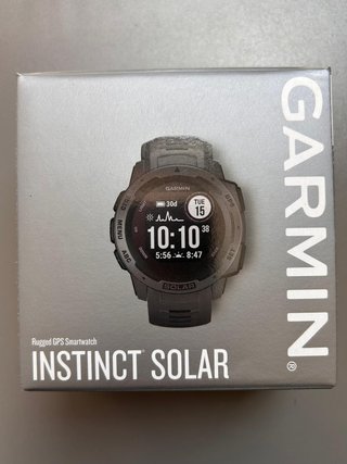 Reloj Garmin Instinct Solar Negro/Gris