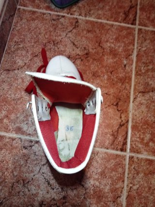 Patines Skider Blancos con Cordones Rojos