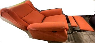 Sofá Relax Reclinable 1 Plaza Naranja