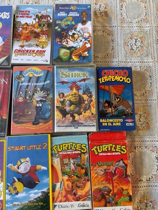 Lote 14 Cintas VHS Infantiles Variadas