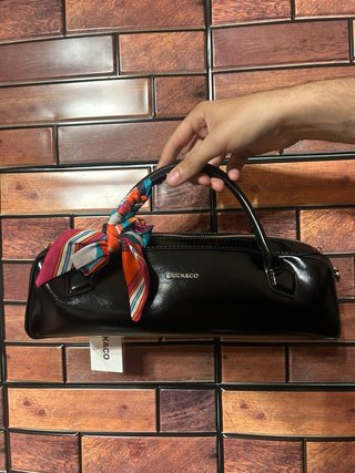 Borsa ERICK&CO nera lucida