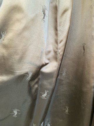 Abrigo largo vintage piel conejo