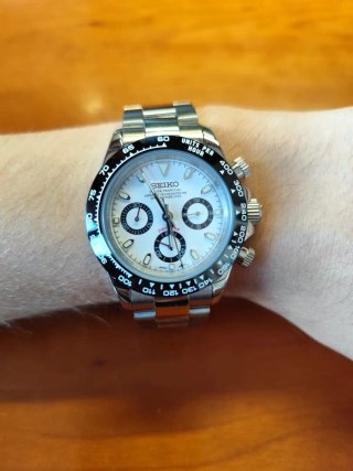 Reloj Seiko Daytona Plata/Blanco