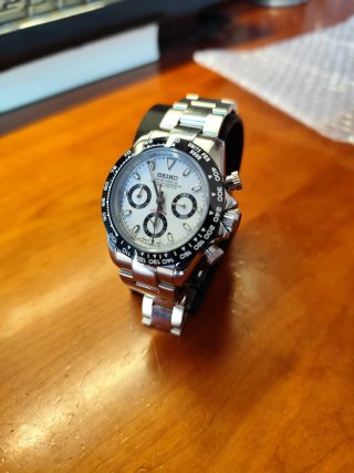 Reloj Seiko Daytona Plata/Blanco