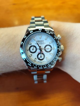 Reloj Seiko Daytona Plata/Blanco