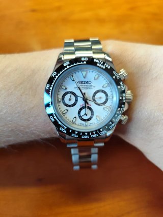 Reloj Seiko Daytona Plata/Blanco