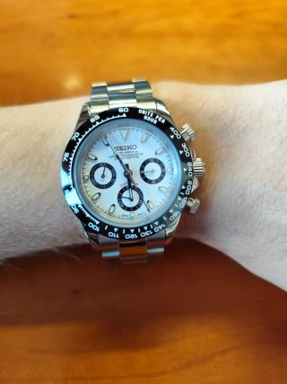 Reloj Seiko Daytona Plata/Blanco