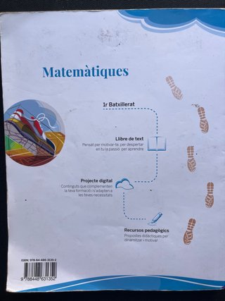 Libro de Matemáticas 1ro de bachi
