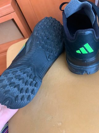 Zapatillas Fútbol Adidas F50 Negras y Verdes
