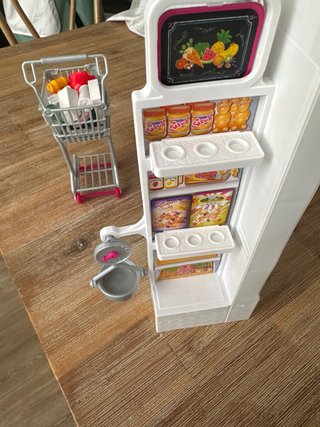 Supermercado Barbie con carrito y accesorios