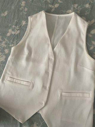 Chaleco blanco formal